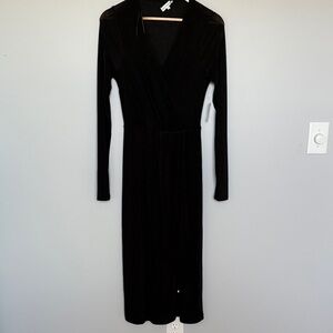 Good American Black Long Sleeve Dress